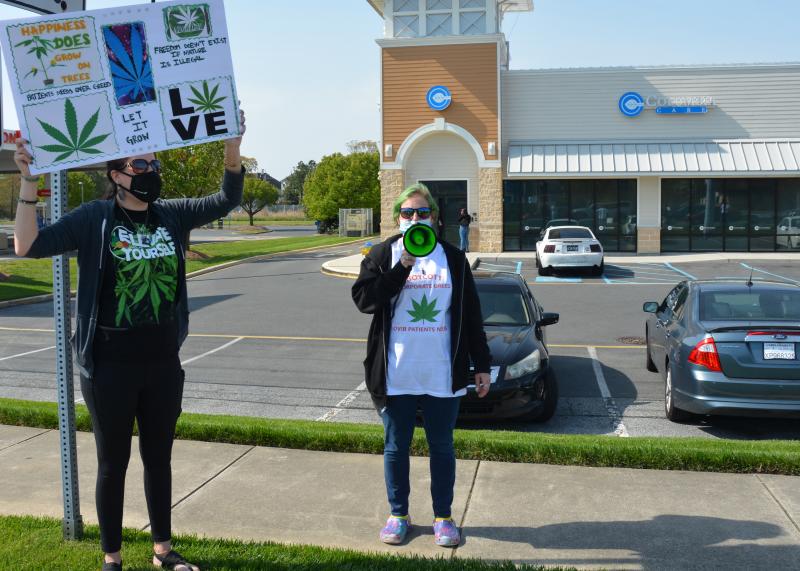 Medical marijuana patients protest against dispensaries Cape Gazette